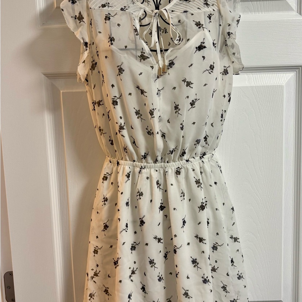 Dynamite White Floral Mini Dress